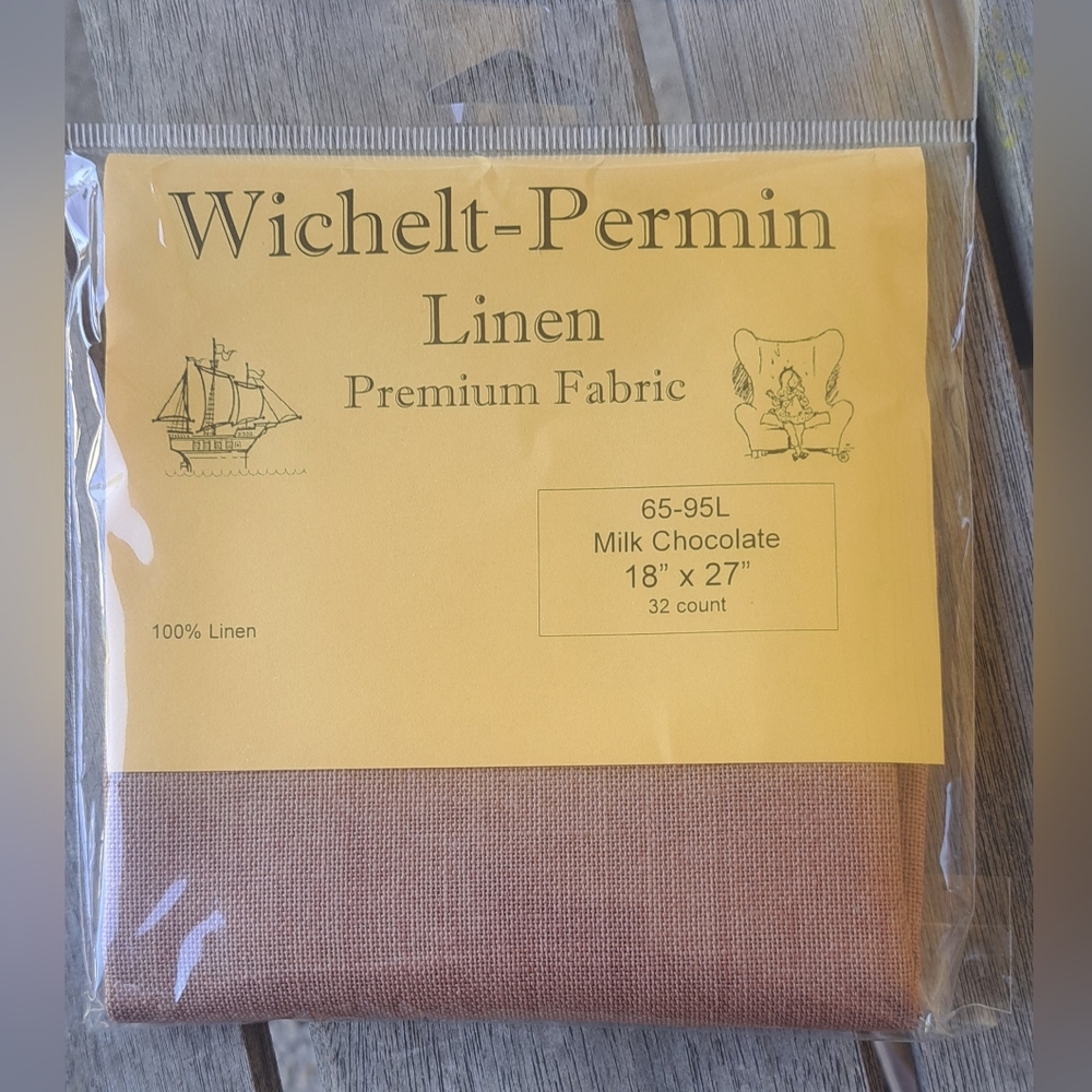Wichelt-Permin Milk Chocolate Linen Fabric